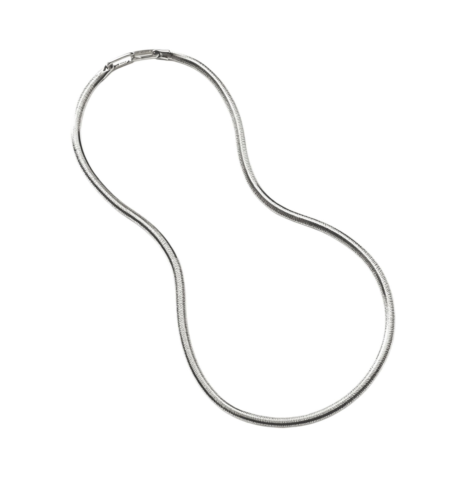 3mm Mirror Soft Snake Bone Italian Chain Necklace in S925 Sterling Silver for Men Women XXN0002