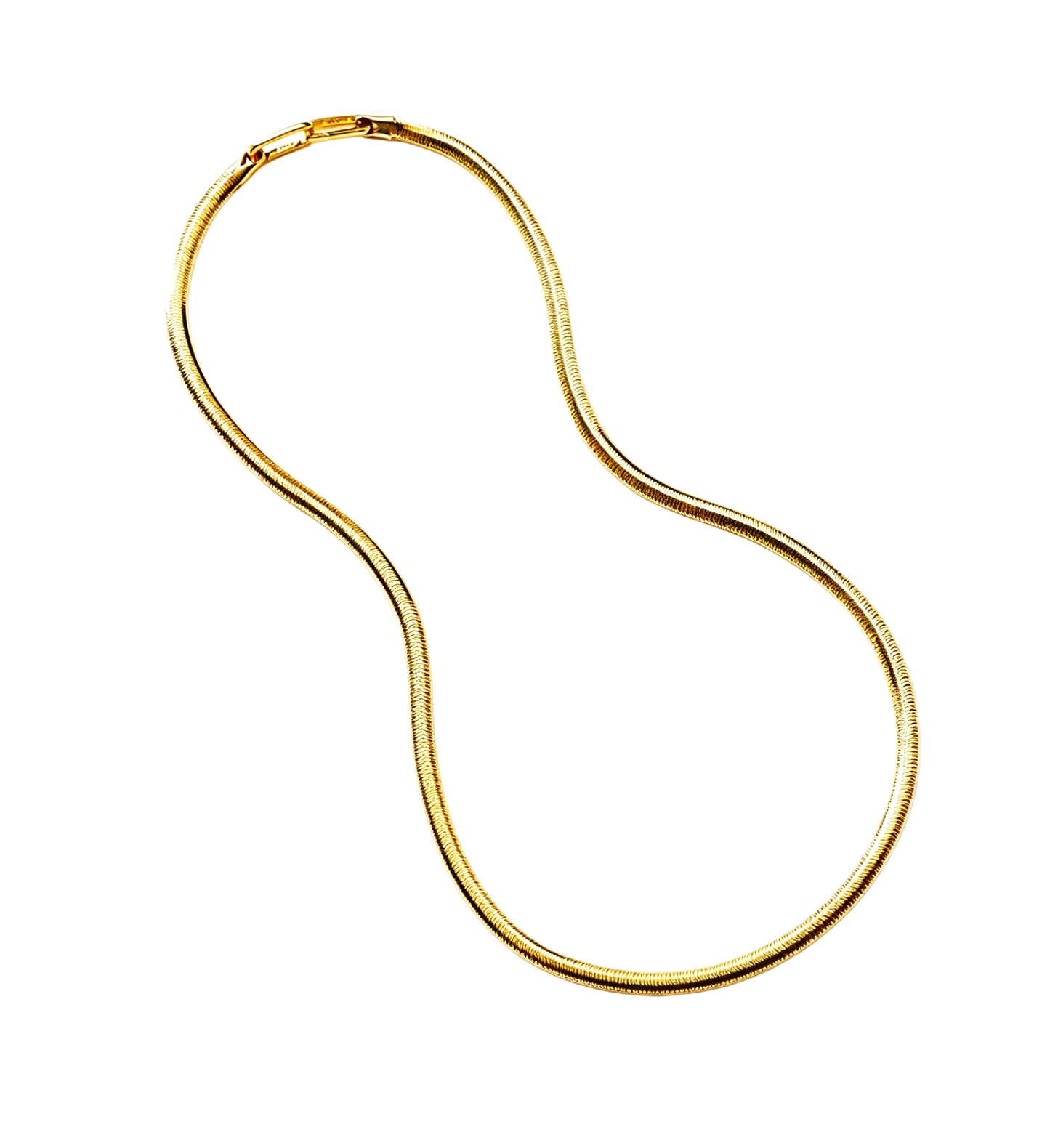 3mm Mirror Soft Snake Bone Italian Chain Necklace in S925 Sterling Silver for Men Women XXN0002