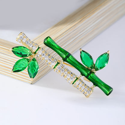 Chinese Style Bamboo Brooch XXB002