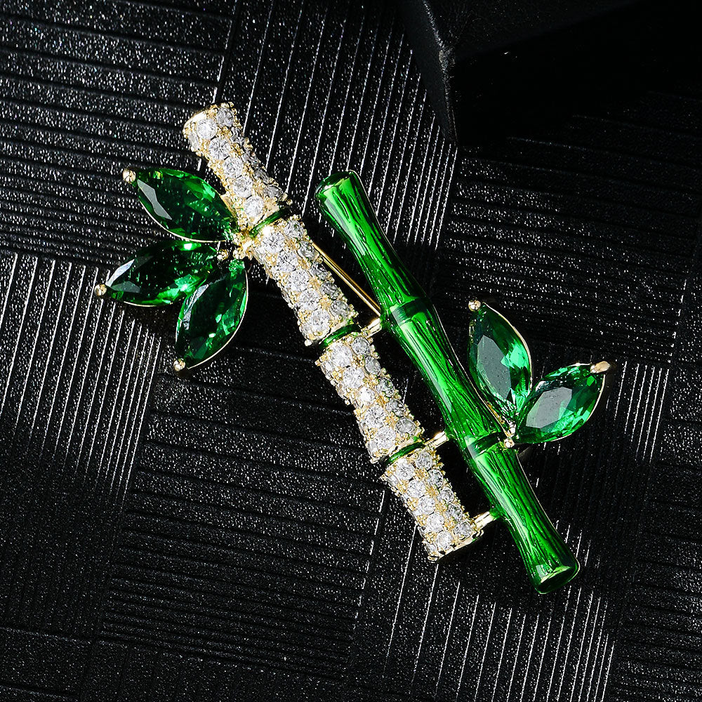 Chinese Style Bamboo Brooch XXB002