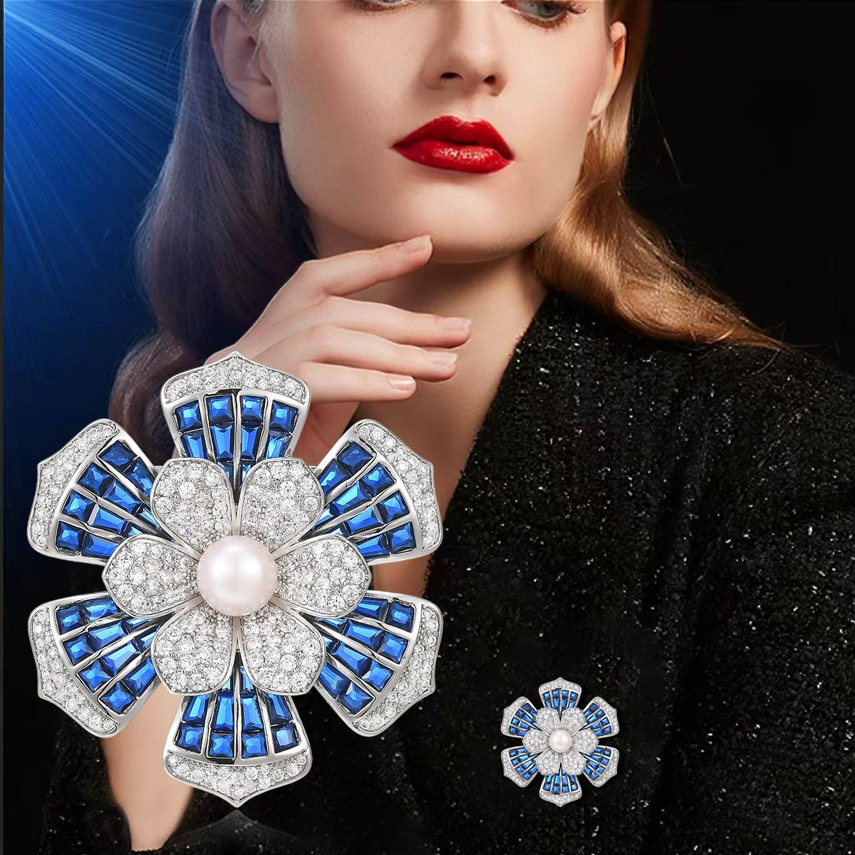 Floral Motif Brooch XXB010