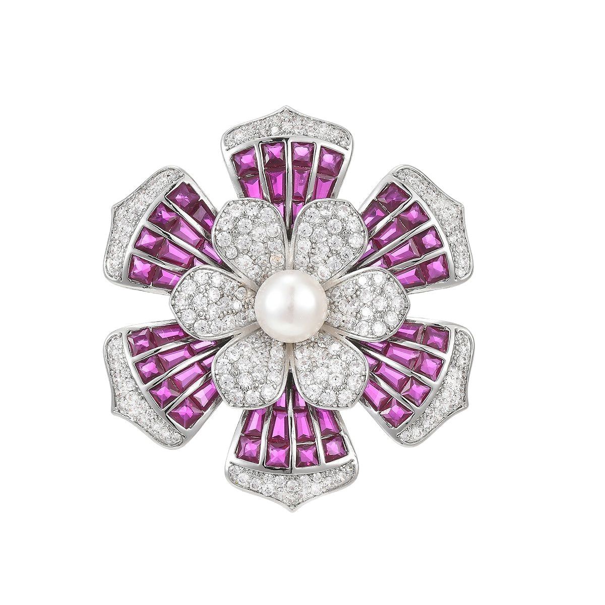 Floral Motif Brooch XXB010