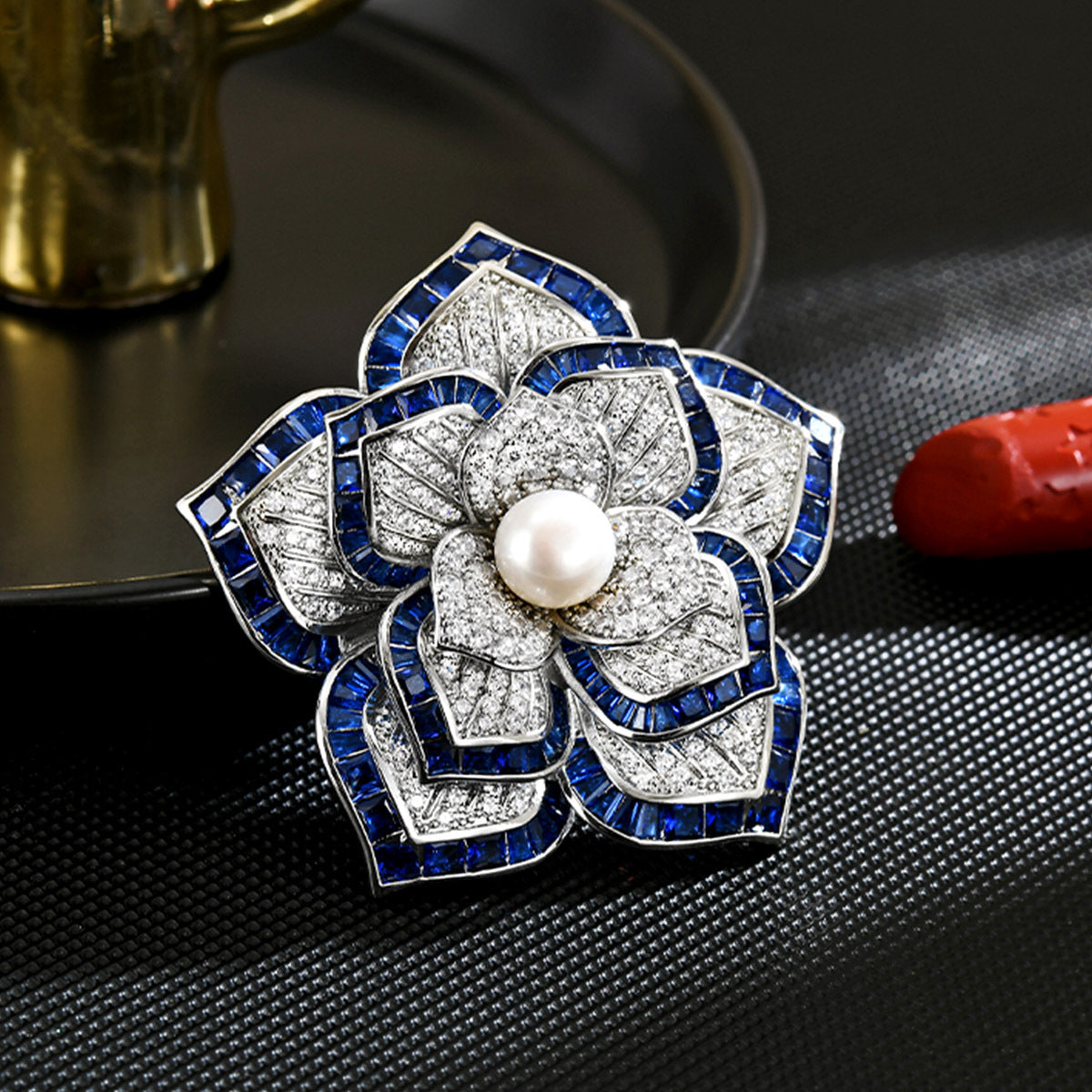 Camellia Brooch Pin For Women XXB011
