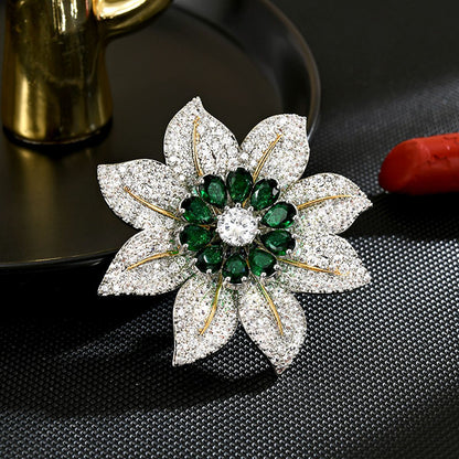 Vintage Flower Brooch Pin for Women XXB015