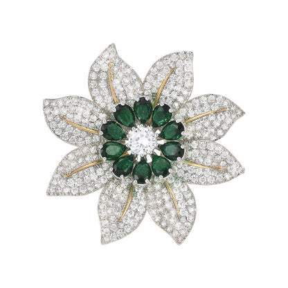 Vintage Flower Brooch Pin for Women XXB015