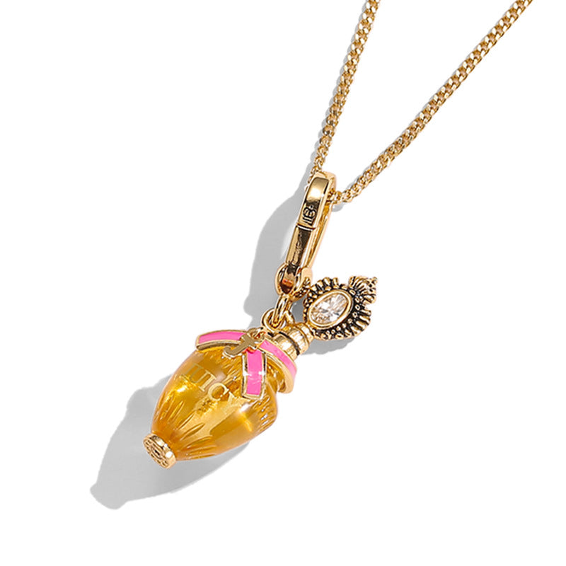 Perfume Bottle Pendant Necklace XXN007