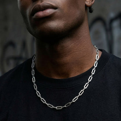 mens diamond necklace effect paperclip necklace gold 18k mens gold cross necklace inspiration
