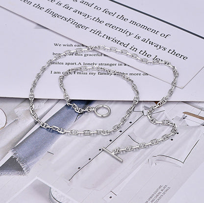 pig nose costume near me look everyday pig nose chain necklace silver 3mm