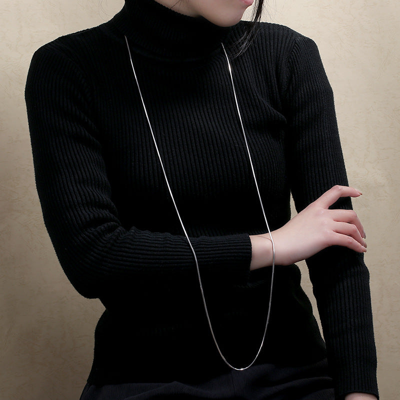 snake chain necklace 925 sterling silver 